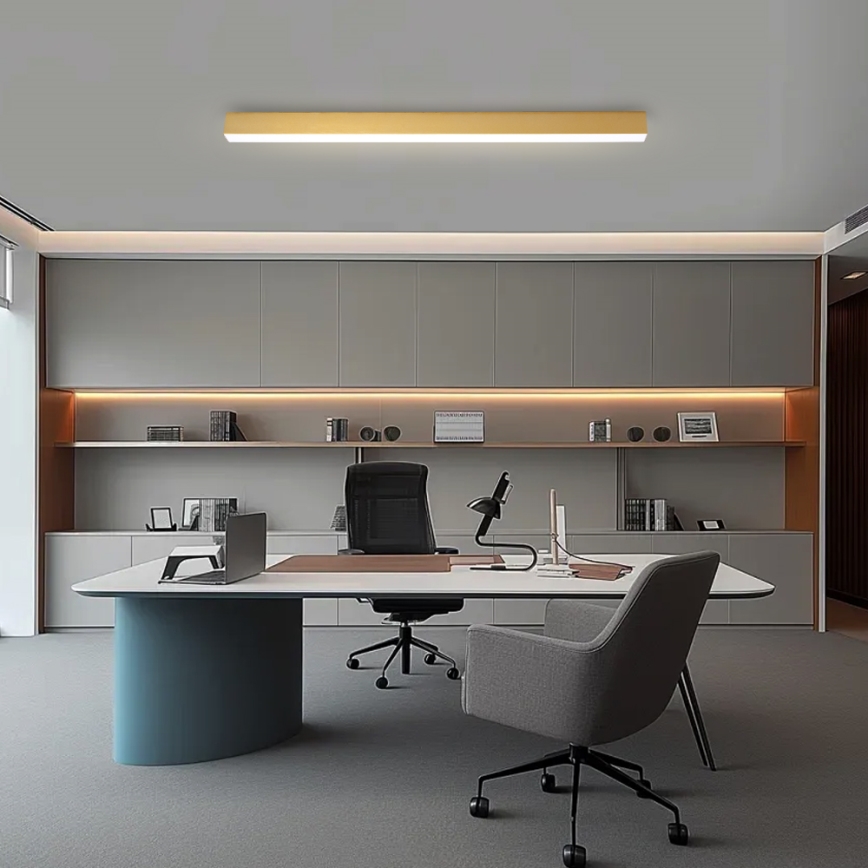 Brilagi - Dæmpbar LED-loftlampe SLEEKLINE SMART LED/40W/230V 3000-6000K Wi-Fi Tuya guld + fjernbetjening