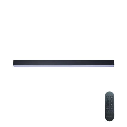 Brilagi - Dæmpbar SLEEKLINE SMART LED loftlampe, 40W/230V, 3000–6000K, Wi‑Fi (Tuya), sort + fjernbetjening