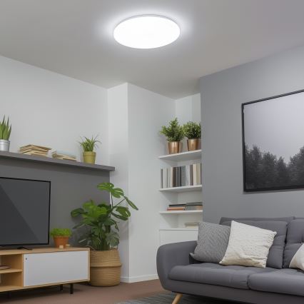 Brilagi - SMART dæmpbar LED-loftlampe 24W/230V Ø 38 cm 3000–6000 K Wi‑Fi Tuya Beacon + fjernbetjening