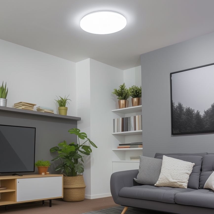 Brilagi - SMART dæmpbar LED-loftlampe 24W/230V Ø 38 cm 3000–6000 K Wi‑Fi Tuya Beacon + fjernbetjening