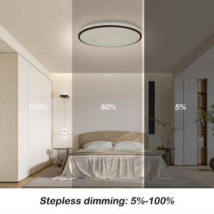 Brilagi - LED dæmpbar loftlampe SMART LED/36W/230V Ø 48 cm 3000-6000K Wi-Fi Tuya Beacon + fjernbetjening
