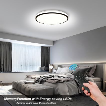 Brilagi - LED dæmpbar loftlampe SMART LED/36W/230V Ø 48 cm 3000-6000K Wi-Fi Tuya Beacon + fjernbetjening