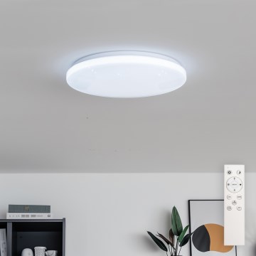 Brilagi - Dæmpbar LED-loftlampe SMART STARS LED/24W/230V Ø 38 cm 3000-6000K Wi-Fi Tuya Beacon + fjernbetjening
