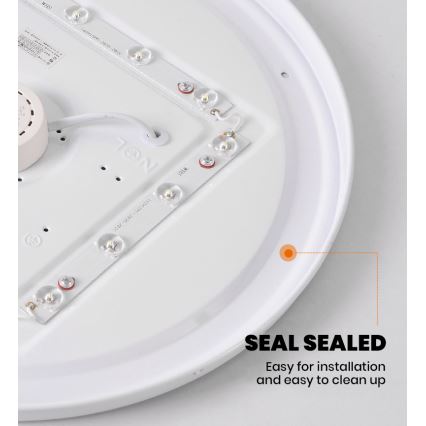 Brilagi - Dæmpbar LED-loftlampe SMART STARS LED/24W/230V Ø 38 cm 3000-6000K Wi-Fi Tuya Beacon + fjernbetjening