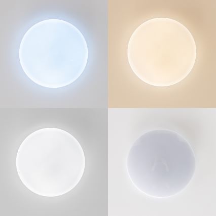 Brilagi - Dæmpbar LED-loftlampe SMART STARS LED/24W/230V Ø 38 cm 3000-6000K Wi-Fi Tuya Beacon + fjernbetjening