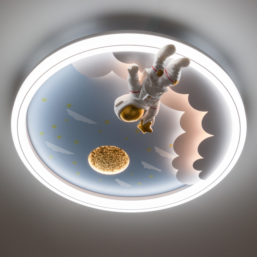 Brilagi - LED Dæmpbar loftlampe til børn LED/42W/230V 3000/5700K astronaut