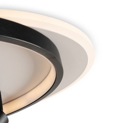 Brilagi - UNITY LED dæmpbar loftlampe LED/48W/230V + 1xGU10/3W 3000-6000K 39x45 cm hvid/sort + fjernbetjening