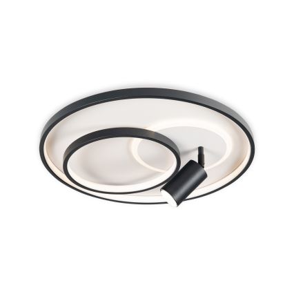 Brilagi - LED dæmpbar loftlampe UNITY LED/60W/230V + 1xGU10/3W 3000-6000K Ø 50 cm hvid/sort + fjernbetjening