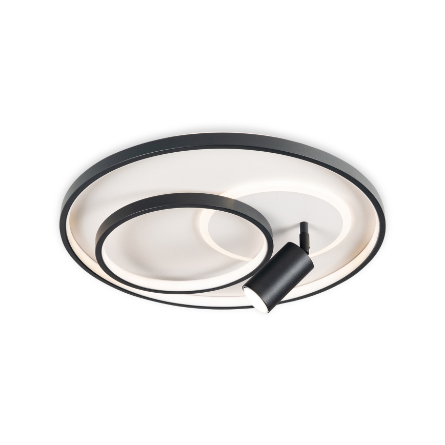 Brilagi - LED dæmpbar loftlampe UNITY LED/60W/230V + 1xGU10/3W 3000-6000K Ø 50 cm hvid/sort + fjernbetjening