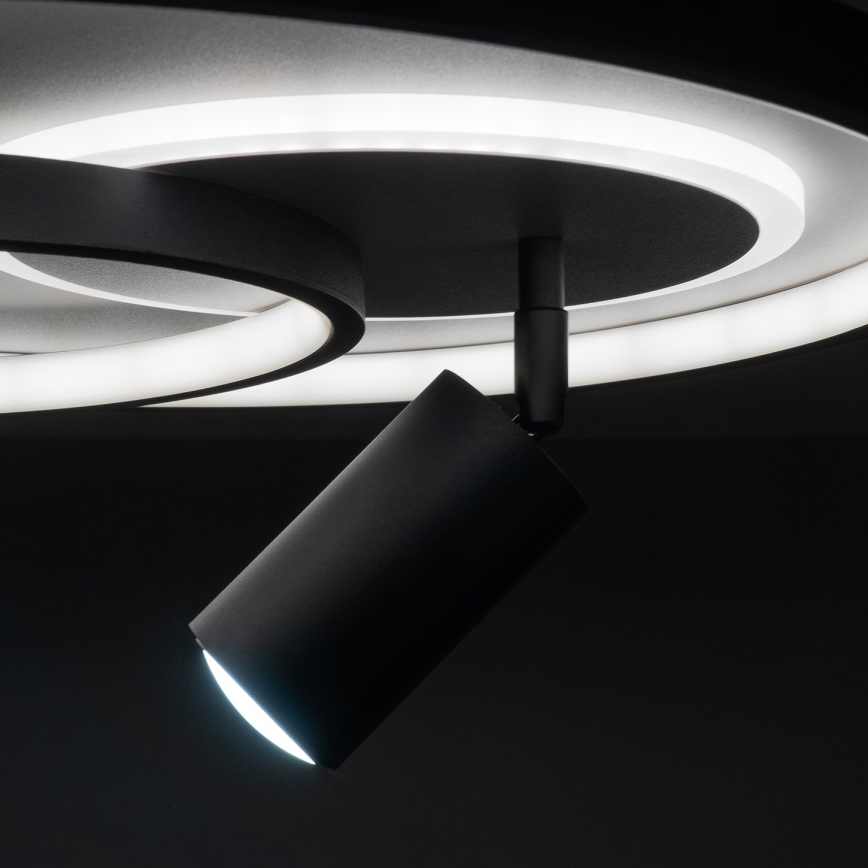 Brilagi - LED dæmpbar loftlampe UNITY LED/60W/230V + 1xGU10/3W 3000-6000K Ø 50 cm hvid/sort + fjernbetjening