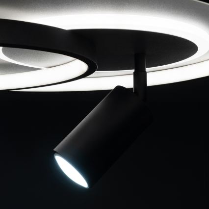 Brilagi - LED dæmpbar loftlampe UNITY LED/60W/230V + 1xGU10/3W 3000-6000K Ø 50 cm hvid/sort + fjernbetjening