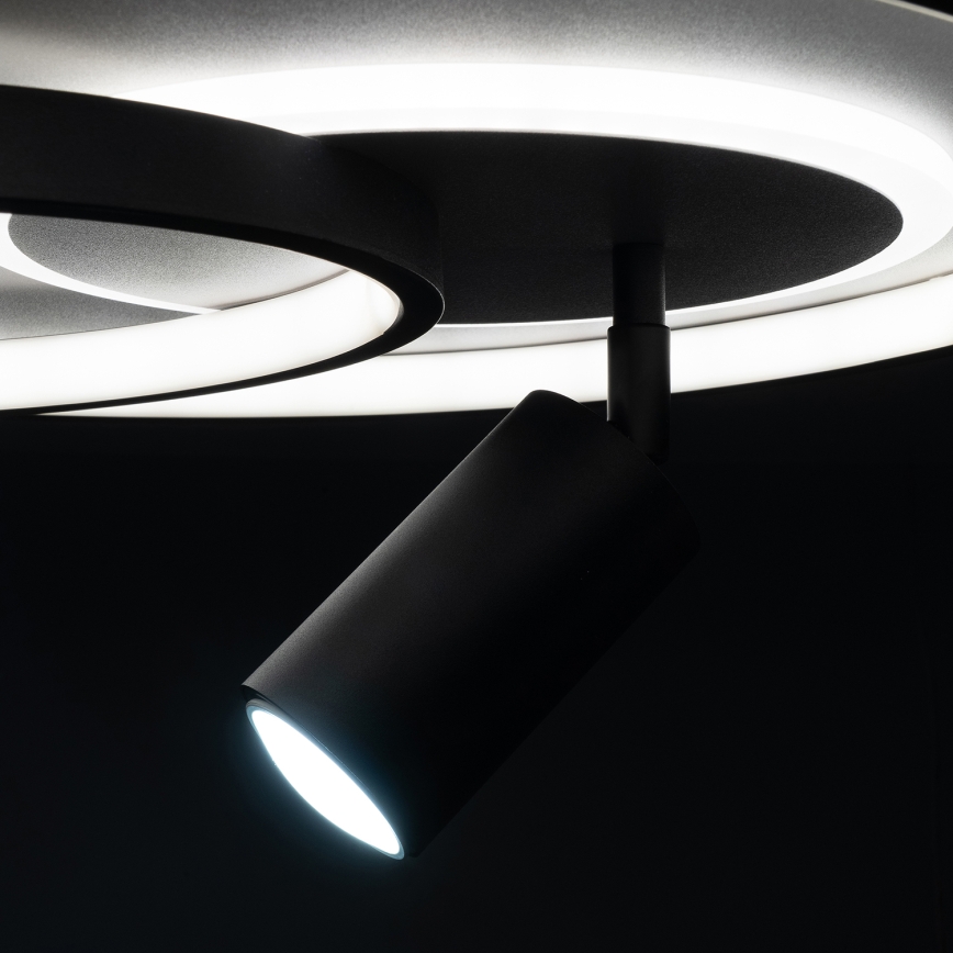 Brilagi - LED dæmpbar loftlampe UNITY LED/60W/230V + 1xGU10/3W 3000-6000K Ø 50 cm hvid/sort + fjernbetjening