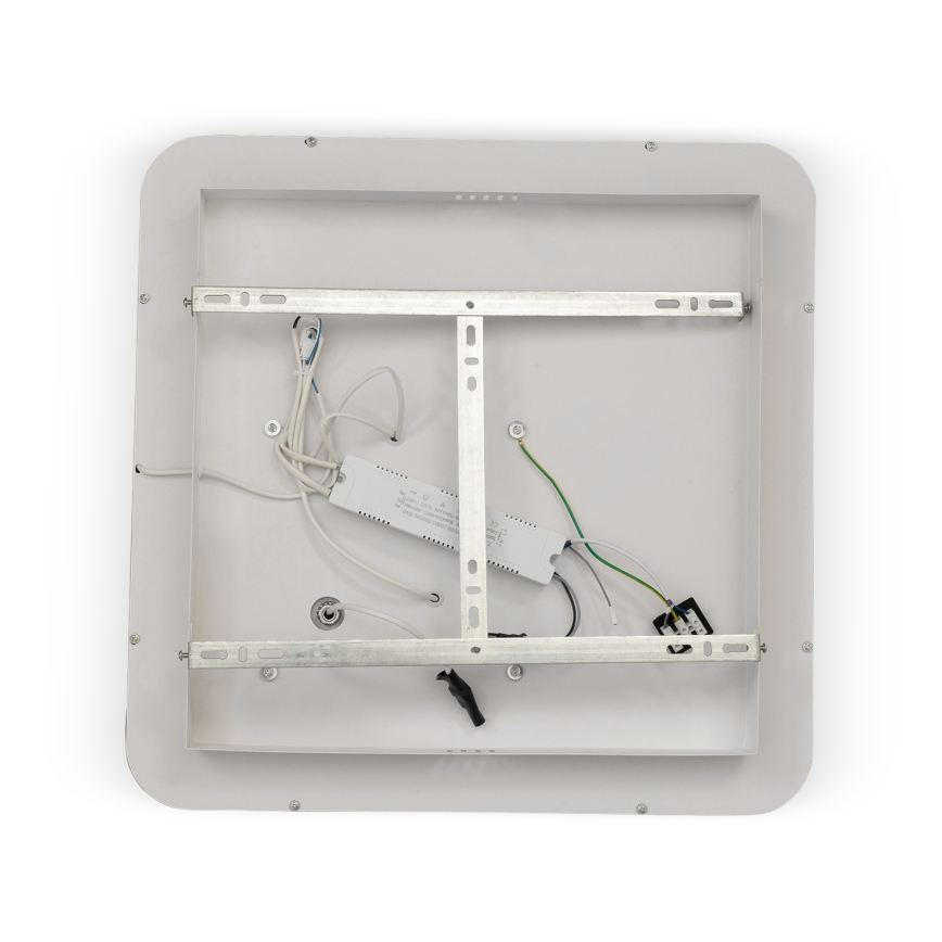 Brilagi - LED dæmpbar loftlampe UNITY LED/75W/230V + 1xGU10/3W 3000-6000K 50x50 cm hvid/sort + fjernbetjening