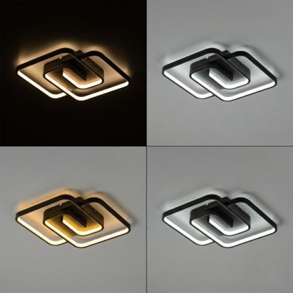 Brilagi - Dæmpbar LED-loftarmatur VELO LED/64W/230V 3000-6500K 48x48 cm + fjernbetjening