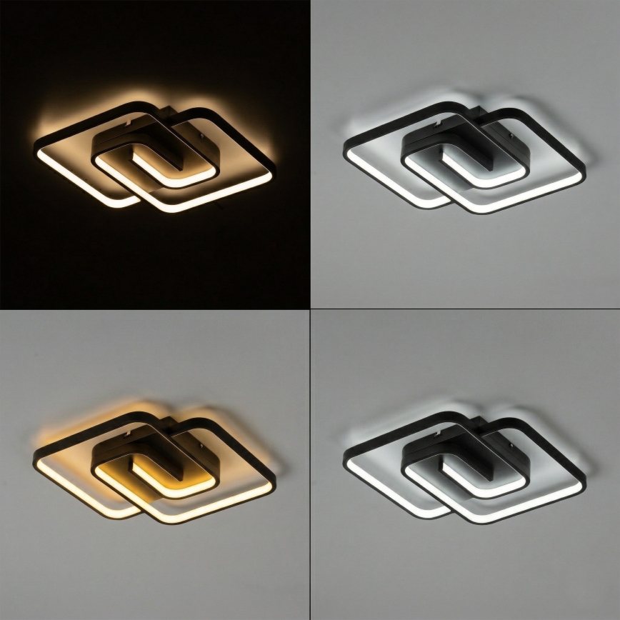 Brilagi - Dæmpbar LED-loftarmatur VELO LED/64W/230V 3000-6500K 48x48 cm + fjernbetjening