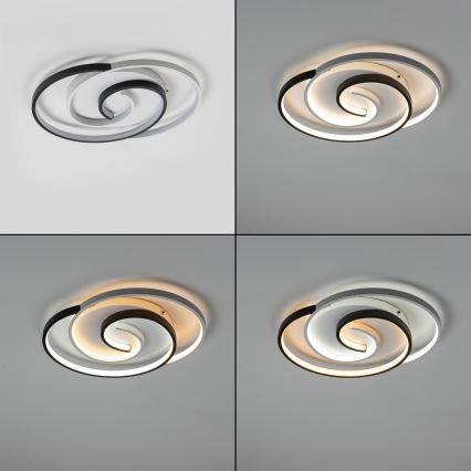 Brilagi - Dæmpbar LED-loftlampe VELO XL LED/83W/230V 3000-6500K 46,7x59,5 cm + fjernbetjening