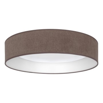 Brilagi - dæmpbar LED-loftlampe VELVET SMART VARI LED/24W/230V 3000-6500K Ø 45 cm brun + fjernbetjening