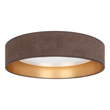 Brilagi - Dæmpbar LED-loftlampe VELVET SMARTIX LED/24W/230V 3000–6000K Ø 45 cm brun/guld Wi-Fi Tuya Beacon + fjernbetjening