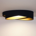 BRILAGI - Dæmpbar LED-loftlampe VELVET TWIST LED/36W/230V 3000-6000K pr. 65 cm Wi-Fi Tuya Beacon blå/guld + fjernbetjening