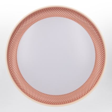 Brilagi - LED dæmpbar loftlampe WALDO LED/48W/230V 3000–6500K Ø 40 cm beige/guld + fjernbetjening