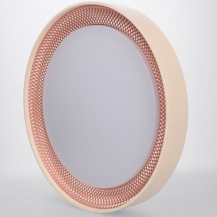 Brilagi - LED dæmpbar loftlampe WALDO LED/48W/230V 3000–6500K Ø 40 cm beige/guld + fjernbetjening