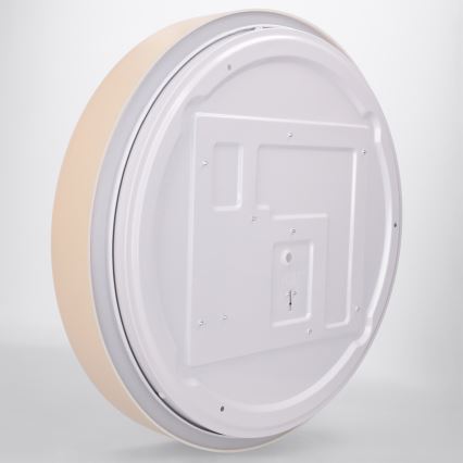 Brilagi - LED dæmpbar loftlampe WALDO LED/48W/230V 3000–6500K Ø 40 cm beige/guld + fjernbetjening