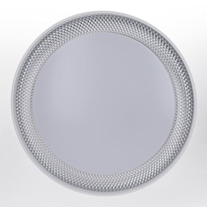 Brilagi - LED dæmpbar loftlampe WALDO LED/48W/230V 3000-6500K Ø 40 cm hvid/sølv + fjernbetjening