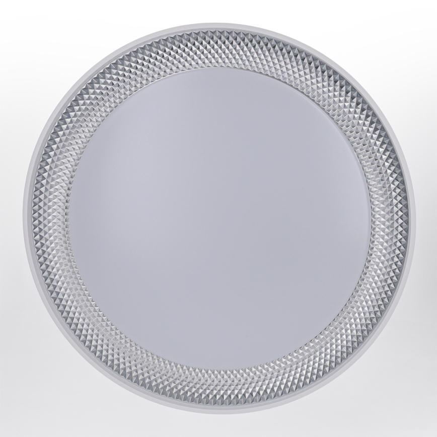 Brilagi - LED dæmpbar loftlampe WALDO LED/48W/230V 3000-6500K Ø 40 cm hvid/sølv + fjernbetjening