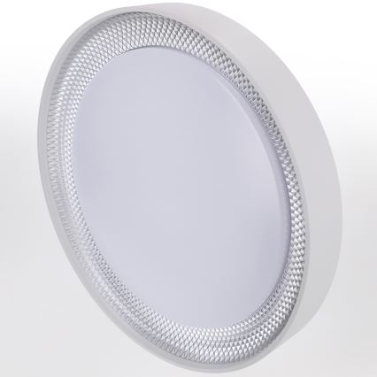 Brilagi - LED dæmpbar loftlampe WALDO LED/48W/230V 3000-6500K Ø 40 cm hvid/sølv + fjernbetjening