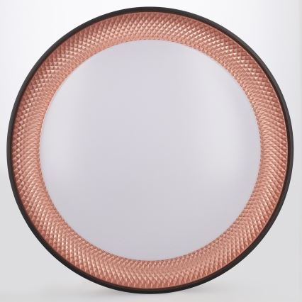 Brilagi - Dæmpbar LED-loftlampe WALDO LED/48W/230V 3000-6500K Ø 40 cm sort/guld + fjernbetjening