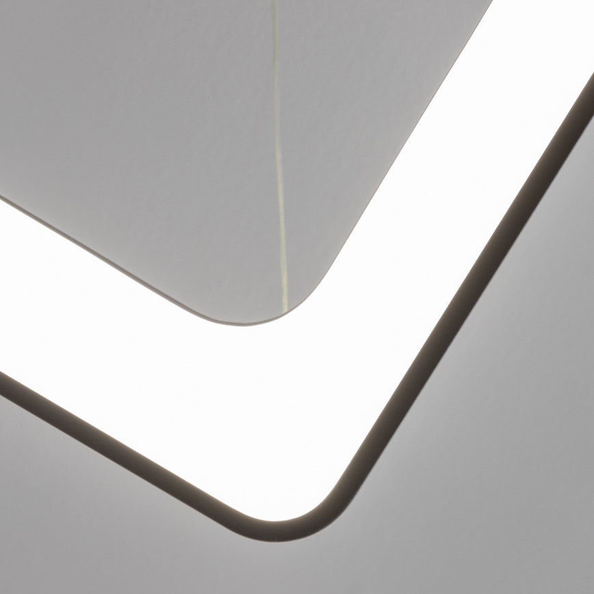 Brilagi - LED-dæmpbar pendel på wire FALCON II LED/125W/230V 3000-6500K 60x60 cm sort + fjernbetjening