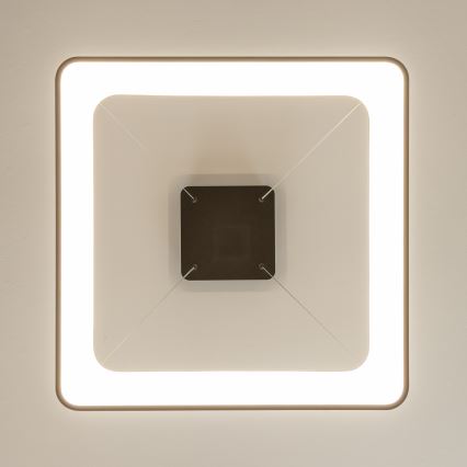 Brilagi - LED-dæmpbar pendel på wire FALCON II LED/125W/230V 3000-6500K 60x60 cm sort + fjernbetjening