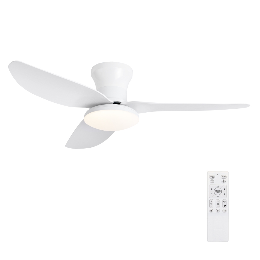 Brilagi - LED dæmpbar loftventilator LED/30W/230V 3000-6500K hvid + fjernbetjening