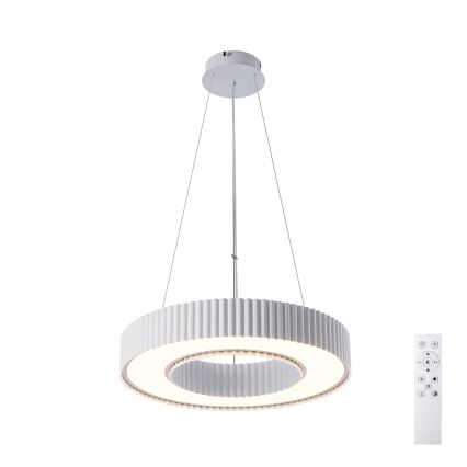 Brilagi - LED-dæmpbar pendel med wireophæng LUMIX LED/48W/230V 3000-6000K hvid Ø 50 cm + fjernbetjening