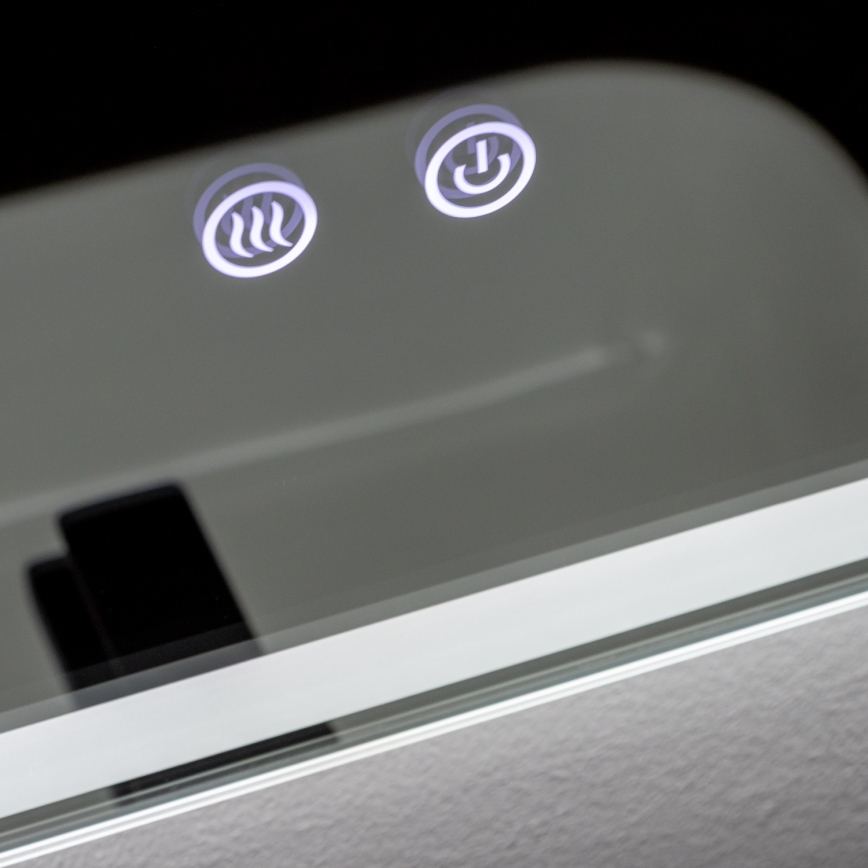 Brilagi - LED opvarmet badeværelsesspejl BELLA LED/19W/230V 60x90 cm IP44 CRI 90 dæmpbar + CCT