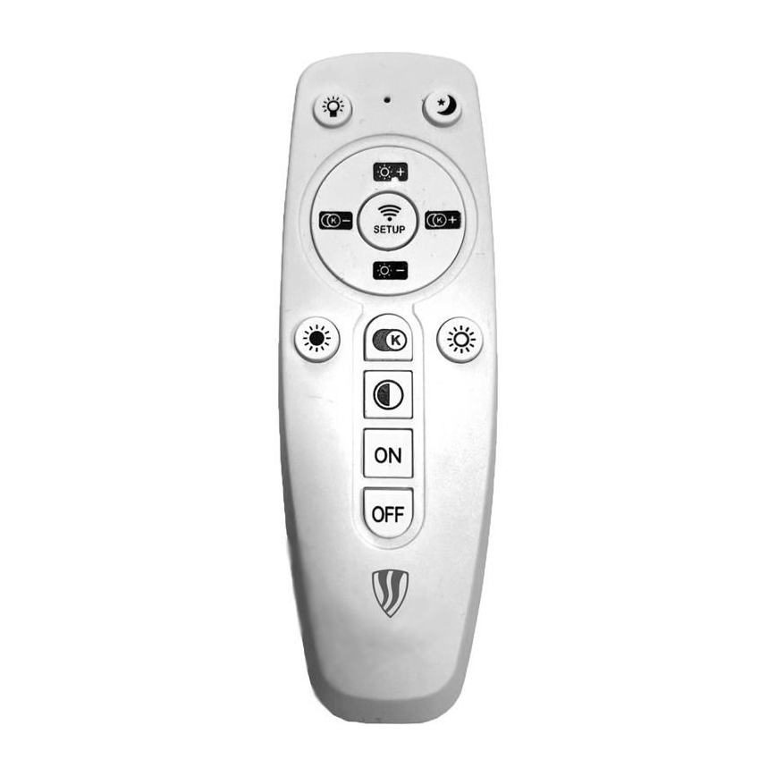 Brilagi - LED dæmpbar overflademonteret loftlampe ORBITS LED/50W/230V 3000-6500K sort + fjernbetjening