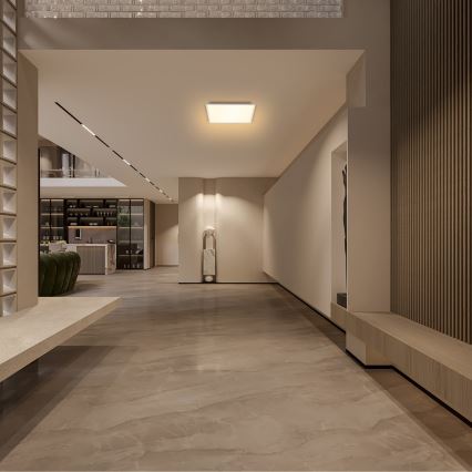 Brilagi - Dæmpbar LED-loftlampe SLIMFRAME LED/36W/230V 45x45 cm 3000-6000K hvid + fjernbetjening