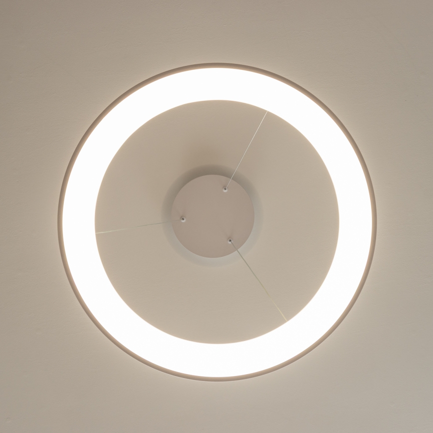 BRILAGI - LED dæmpbar pendel med wireophæng FALCON II LED/99W/230V 3000-6500K Ø 60 cm hvid + fjernbetjening