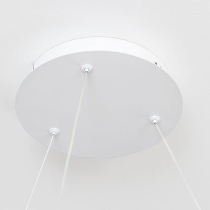 BRILAGI - LED dæmpbar pendel med wireophæng FALCON II LED/99W/230V 3000-6500K Ø 60 cm hvid + fjernbetjening