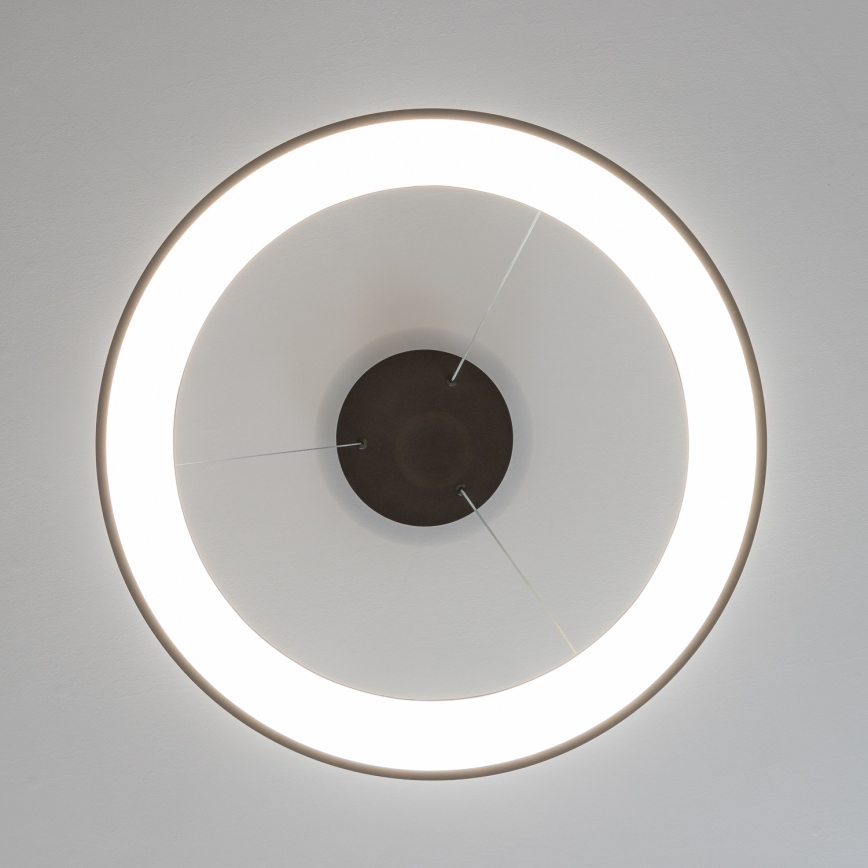 Brilagi - Dæmpbar LED-pendel på wire FALCON II LED/99W/230V 3000-6500K Ø 60 cm sort + fjernbetjening