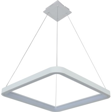 Brilagi - Dæmpbar LED-pendel på kabel FALCON SLIM LED/50W/230V 3000-6500K 50x50 cm hvid + fjernbetjening