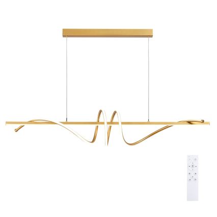 BRILAGI - LED-dæmpbar pendel på wire SIGNATURE LED/50W/230V 3000-6000K 120 cm guld + fjernbetjening