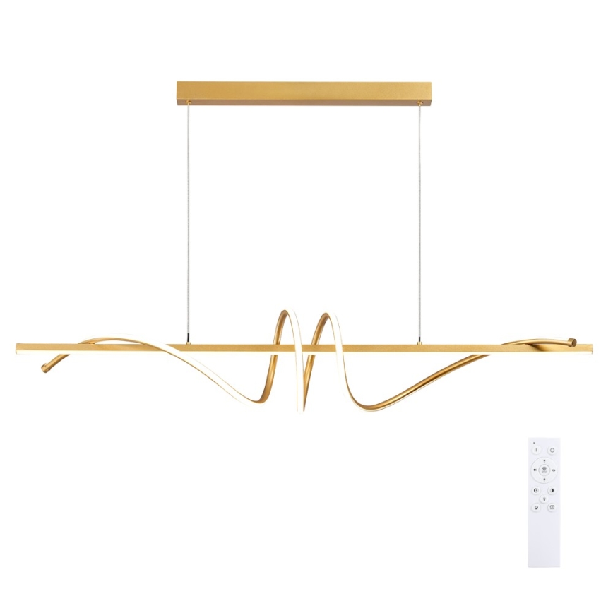 BRILAGI - LED-dæmpbar pendel på wire SIGNATURE LED/50W/230V 3000-6000K 120 cm guld + fjernbetjening