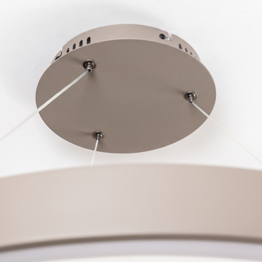 BRILAGI - LED-dæmpbar pendel på wire FALCON II LED/108W/230V 3000-6500K Ø 80 cm beige + fjernbetjening