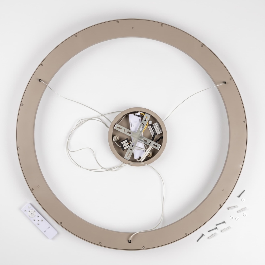 BRILAGI - LED-dæmpbar pendel på wire FALCON II LED/108W/230V 3000-6500K Ø 80 cm beige + fjernbetjening