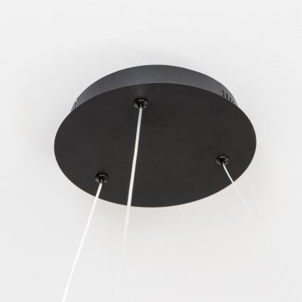 Brilagi - LED-dæmpbar pendel på wire FALCON II LED/99W/230V 3000-6500K Ø 60 cm sort + fjernbetjening