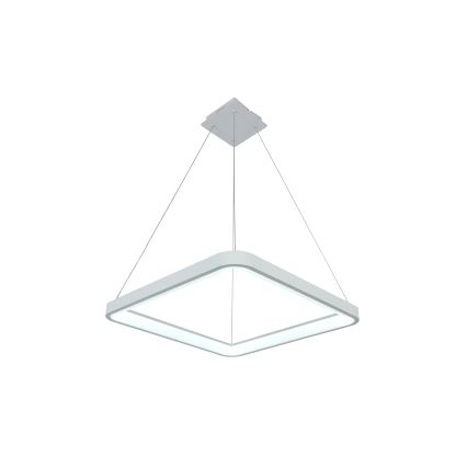 Brilagi - Dæmpbar LED-pendel på kabel FALCON SLIM LED/50W/230V 3000-6500K 50x50 cm hvid + fjernbetjening