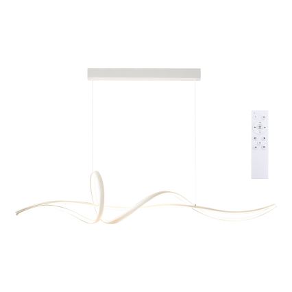 Brilagi - Dæmpbar LED-lysekrone med kabelophæng SIGNATURE LED/55W/230V 3000-6000K 120x23 cm hvid + fjernbetjening