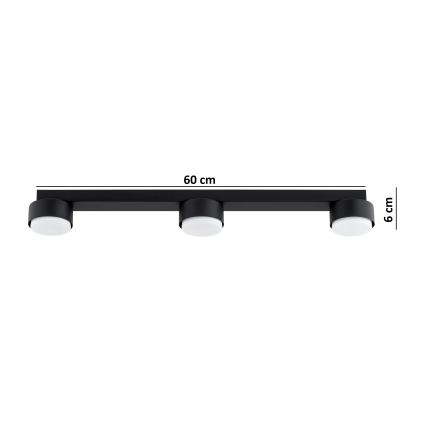 Brilagi - LED RGB+CCT dæmpbar spot MONO 3xGX53/14W/230V 2700-6500K Wi-Fi Tuya sort