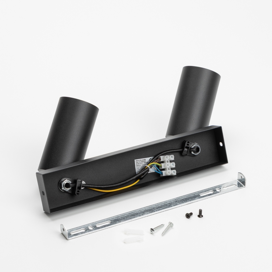 Brilagi - Dæmpbar LED RGBW spotlampe SELE 2xGU10/6W/230V 3000K sort + fjernbetjening